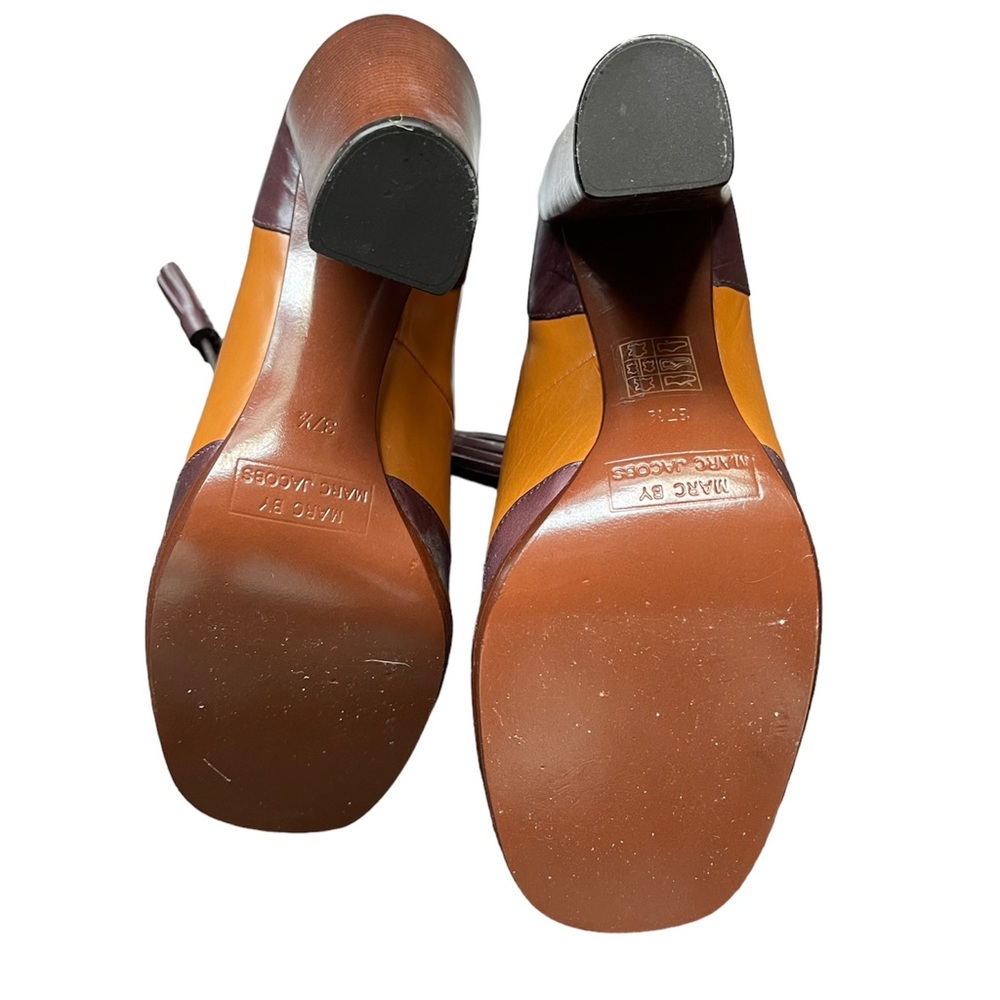 Marc by Marc Jacobs leather brogue heels - Picture 5 of 5